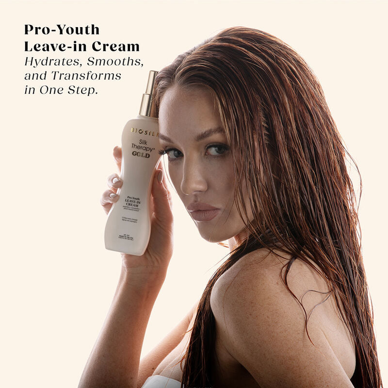 Biosilk Silk Therapy GOLD Pro-Youth Leave-In Cream 5.64oz