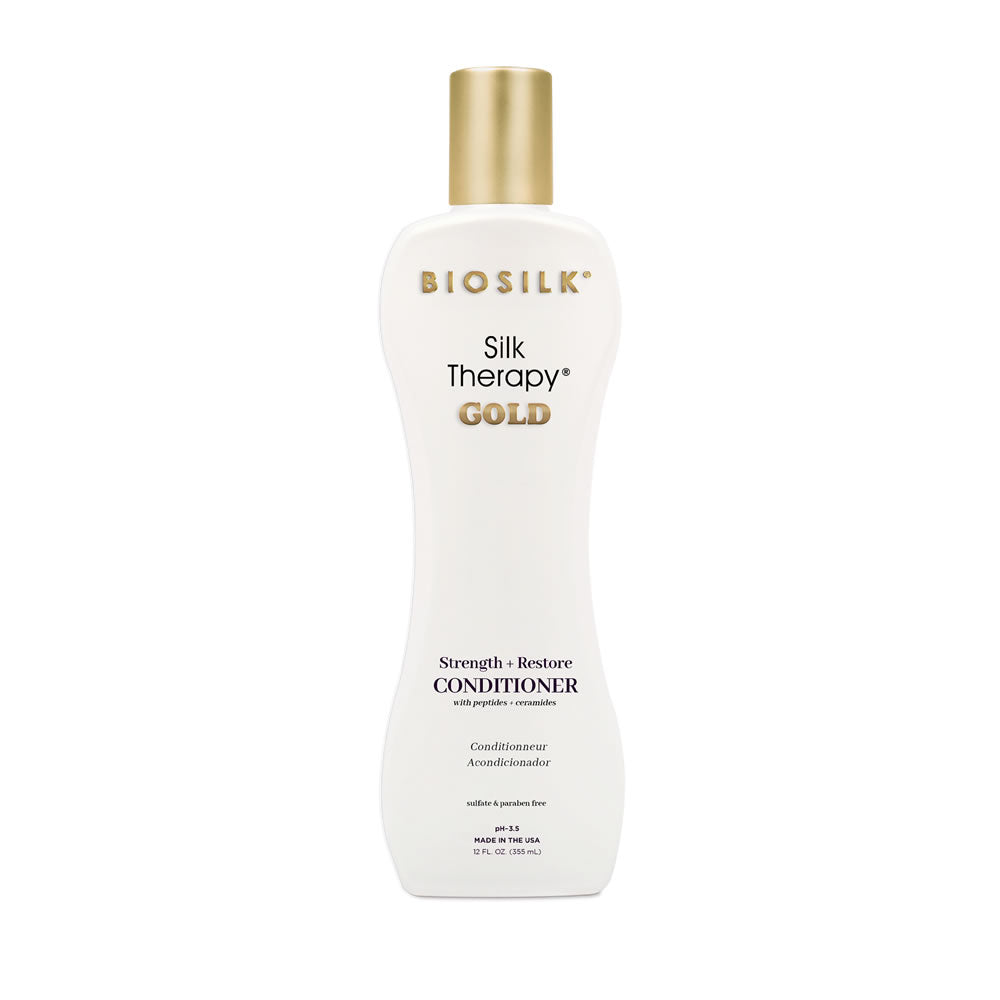 Biosilk Silk Therapy GOLD Strength &amp; Restore Conditioner 12oz