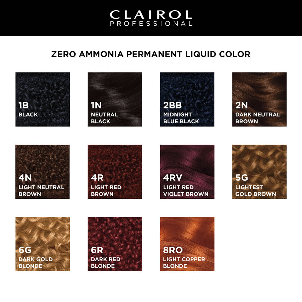 Clairol Professional ZERO No Ammonia Permanent Color