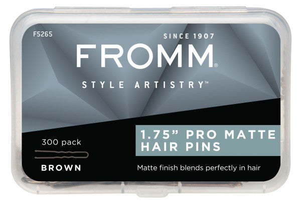 Fromm Pro Matte Brown Hair Pins 1.75" 300pk 