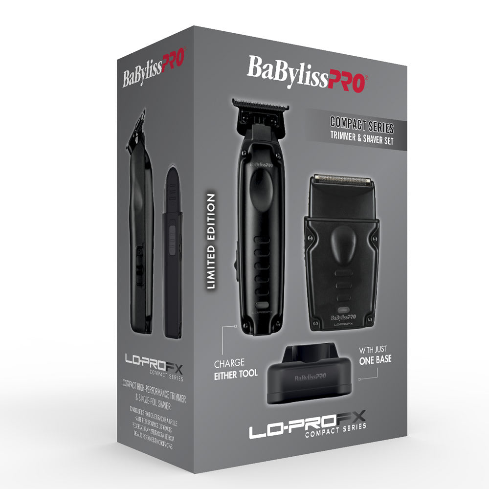 BabylissPro Compact LO-PRO Trimmer &amp; Shaver Combo Pack 