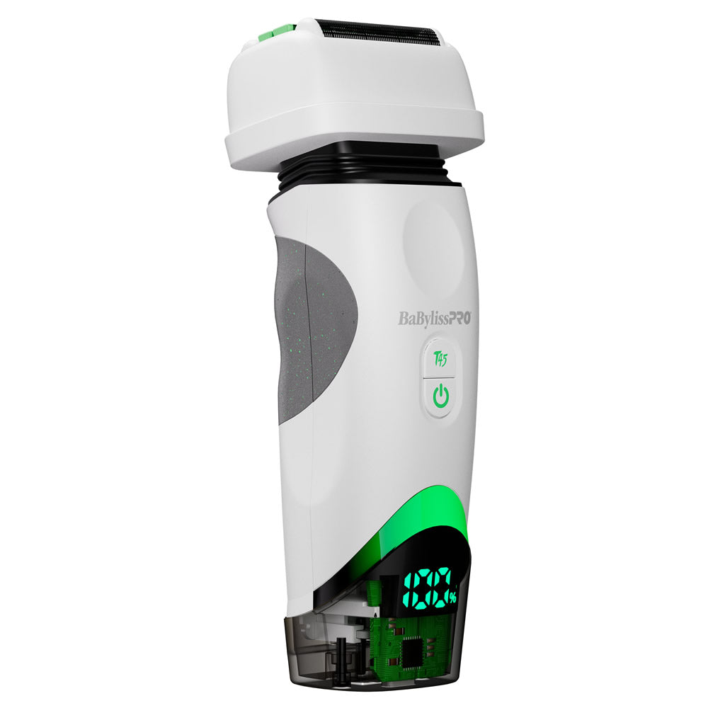 BaybylissPro Tomb45 Wireless Charging Double Foil Shaver (White) 