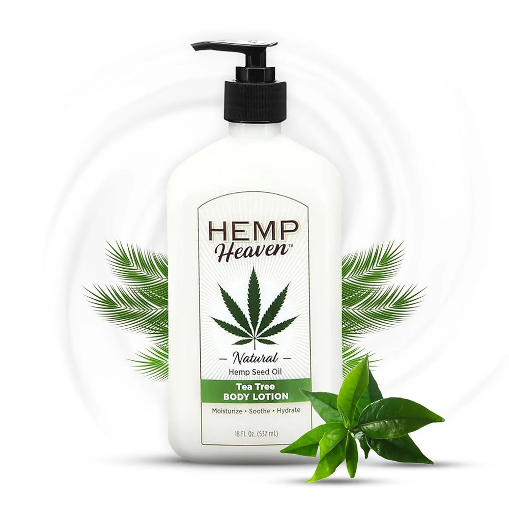 Hemp Heaven Tea Tree Body Lotion 18oz
