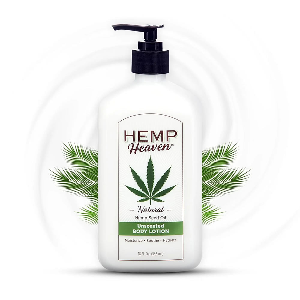 Hemp Heaven Unscented Body Lotion 18oz