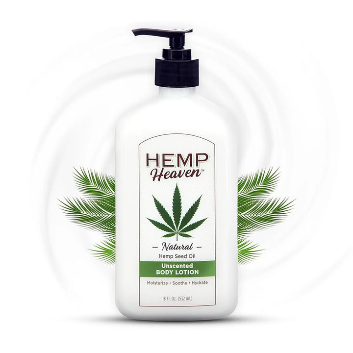 Hemp Heaven Unscented Body Lotion 18oz