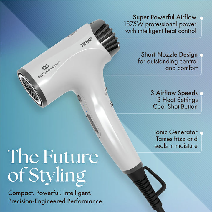 Olivia Garden JetHP Professional Compact Hair Dryer 