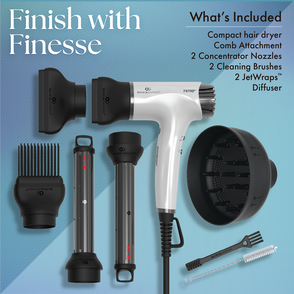 Olivia Garden JetHP Professional Compact Hair Dryer 