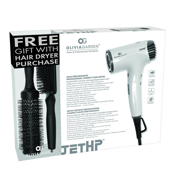 Olivia Garden JetHP Professional Compact Hair Dryer 