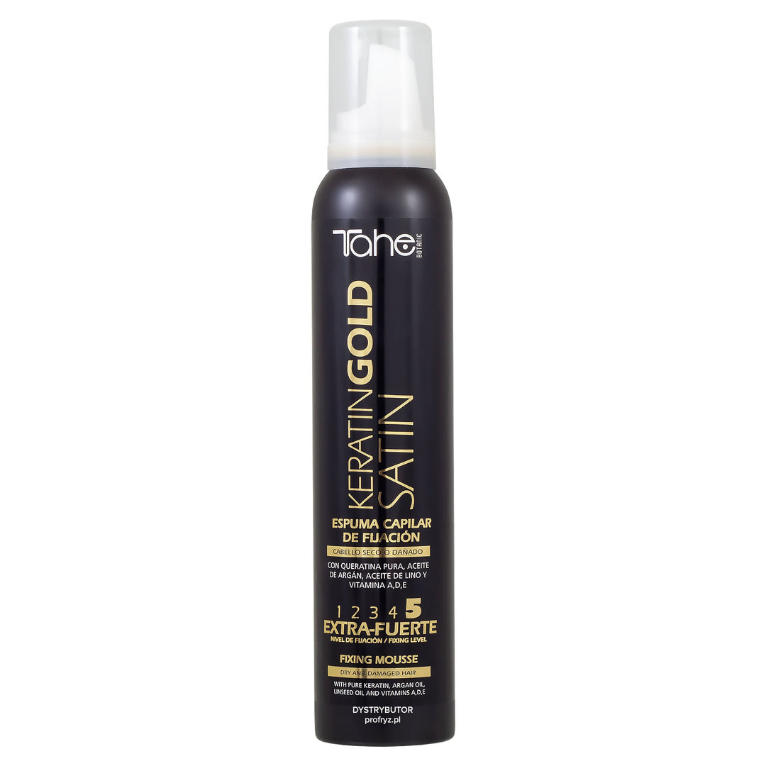 Tahe Botanic Keratin-Gold Satin Mousse (