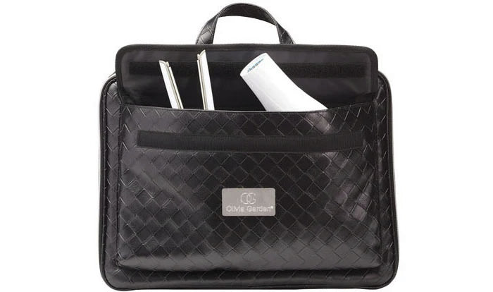 Olivia Garden Perfect Volume Stylist Tool Bag (Silver-Blue)